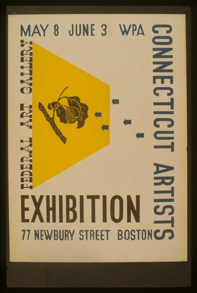A picture of Exhibition WPA Connecticut artists.