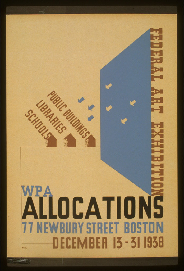 A picture of Federal Art exhibition WPA allocations /