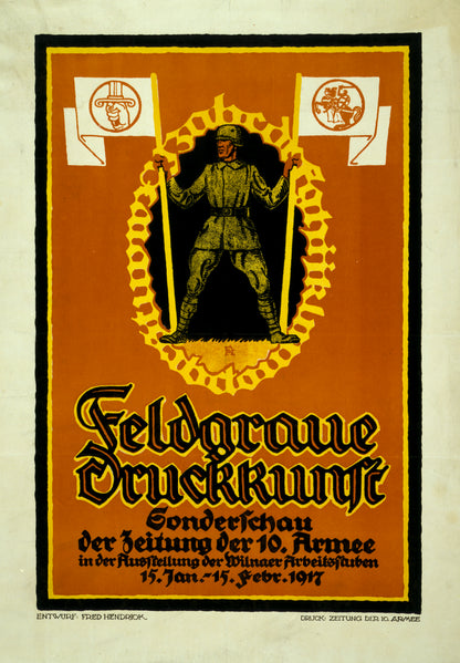 A picture of Feldgraue Druckkunst. Sondershau der Zeitung der 10. Armee