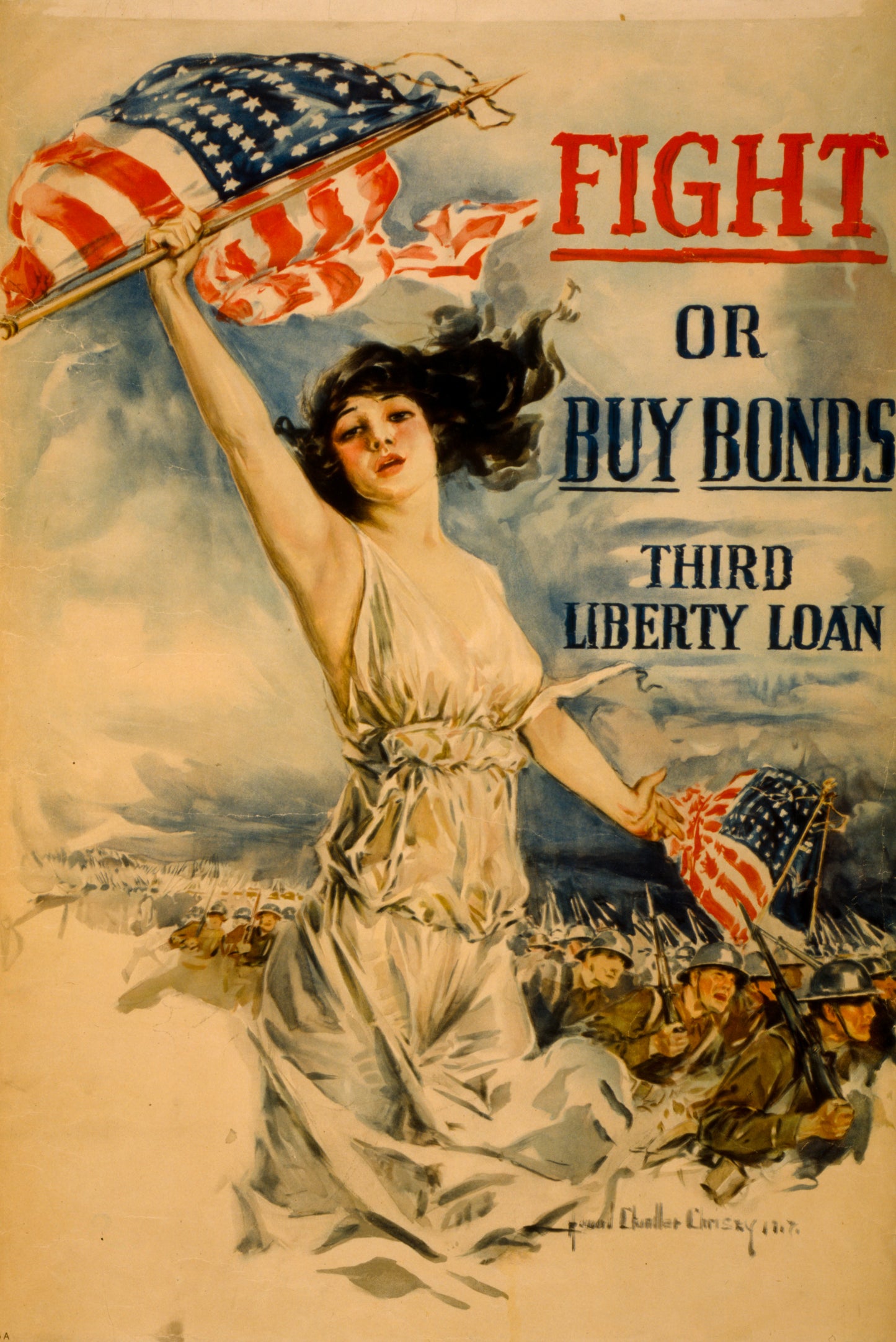 A picture of Fight or buy bonds--Third Liberty Loan