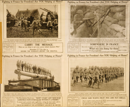 A picture of Fighting in France for freedom! Are you helping at home?