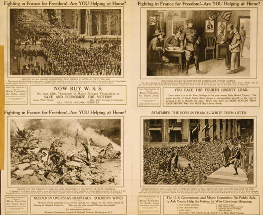A picture of Fighting in France for freedom! Are you helping at home?