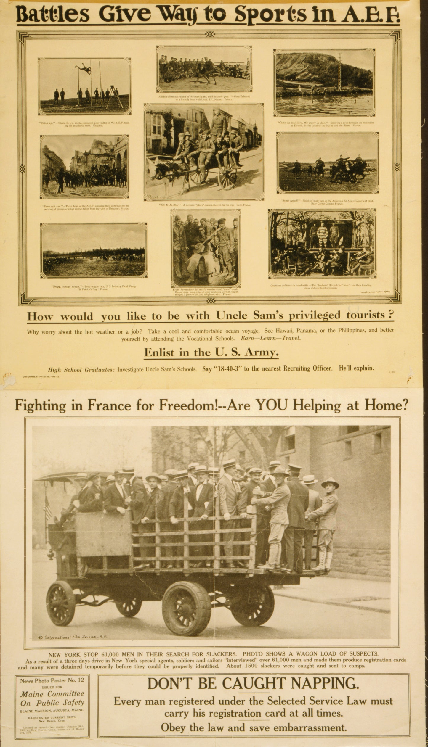A picture of Fighting in France for Freedom! Are you helping at home?