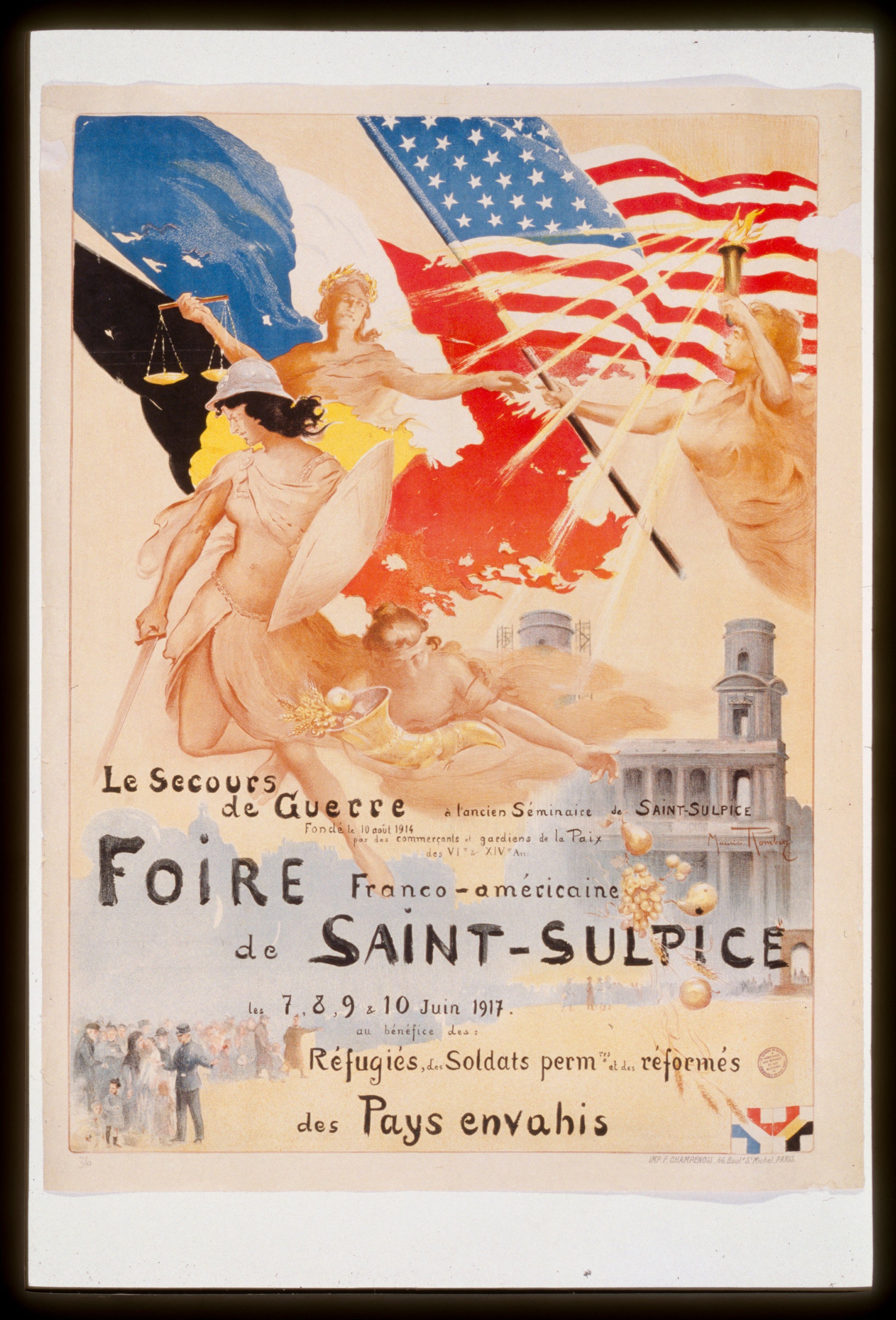 A picture of Foire France-Américaine de Saint-Sulpice. Le Secours de Guerre