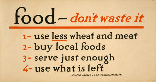 A picture of Food - don't waste it