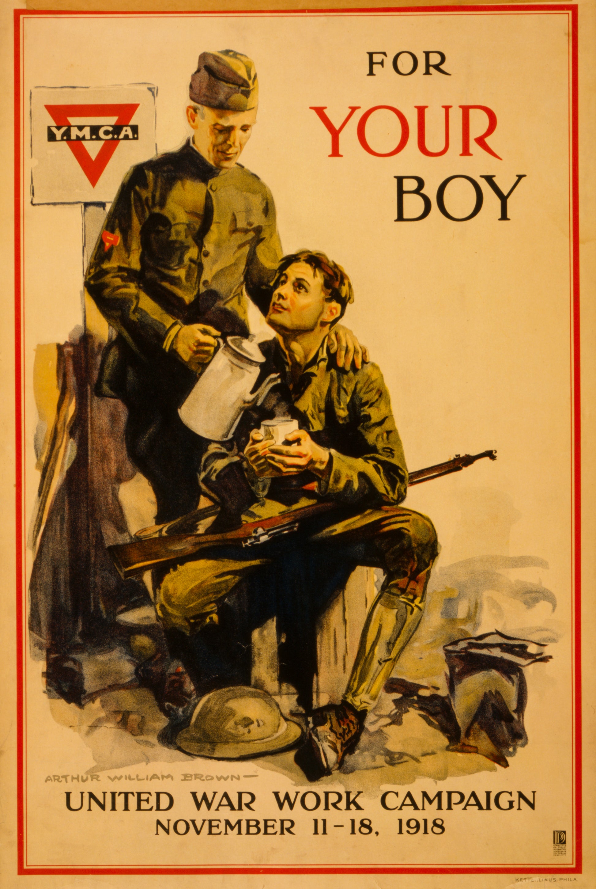 A picture of For your boy United War Work Campaign, November 11-18, 1918 /