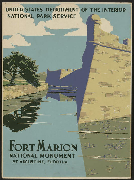 A picture of Fort Marion National Monument, St. Augustine, Florida