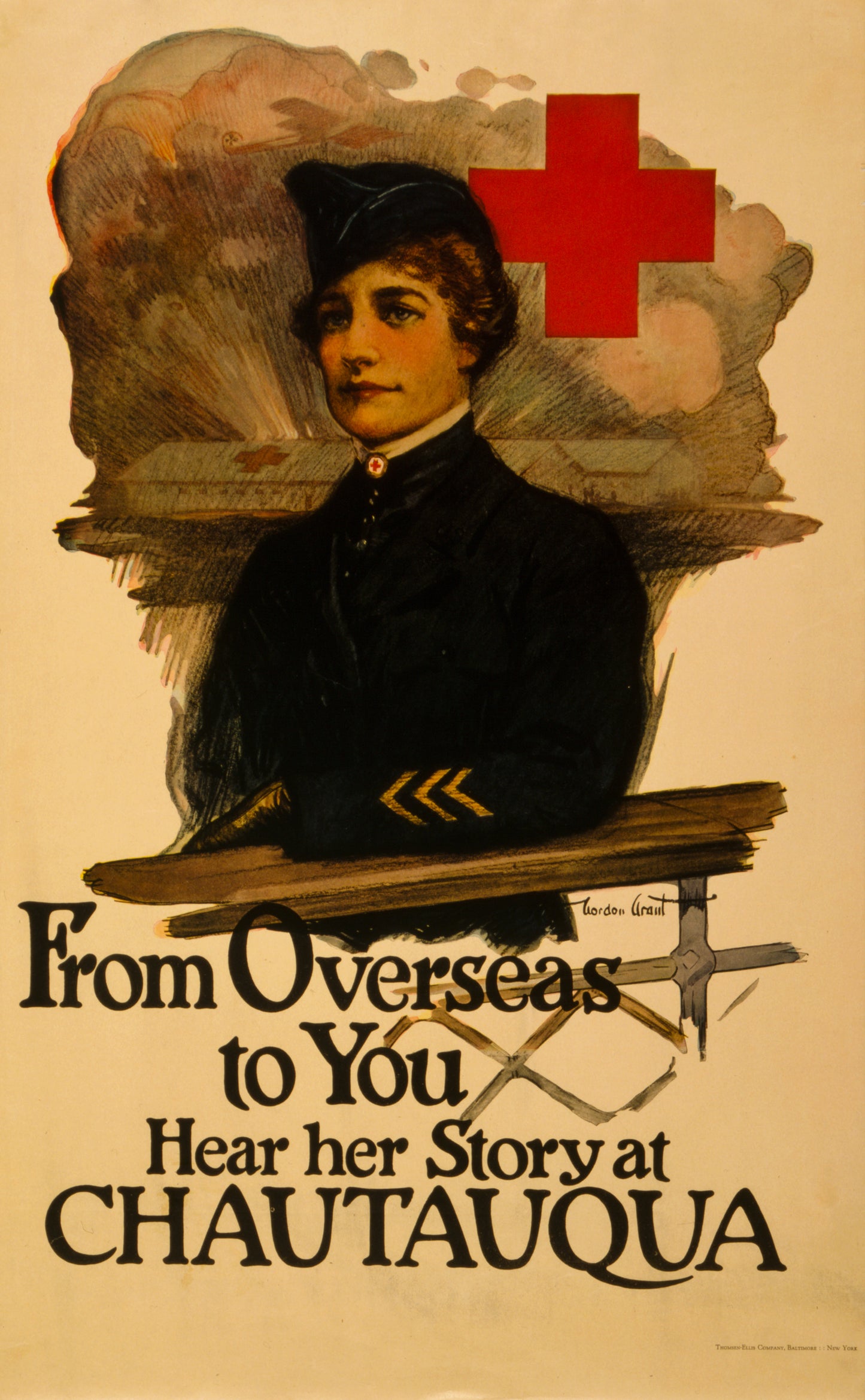 A picture of From overseas to you--Hear her story at Chautauqua