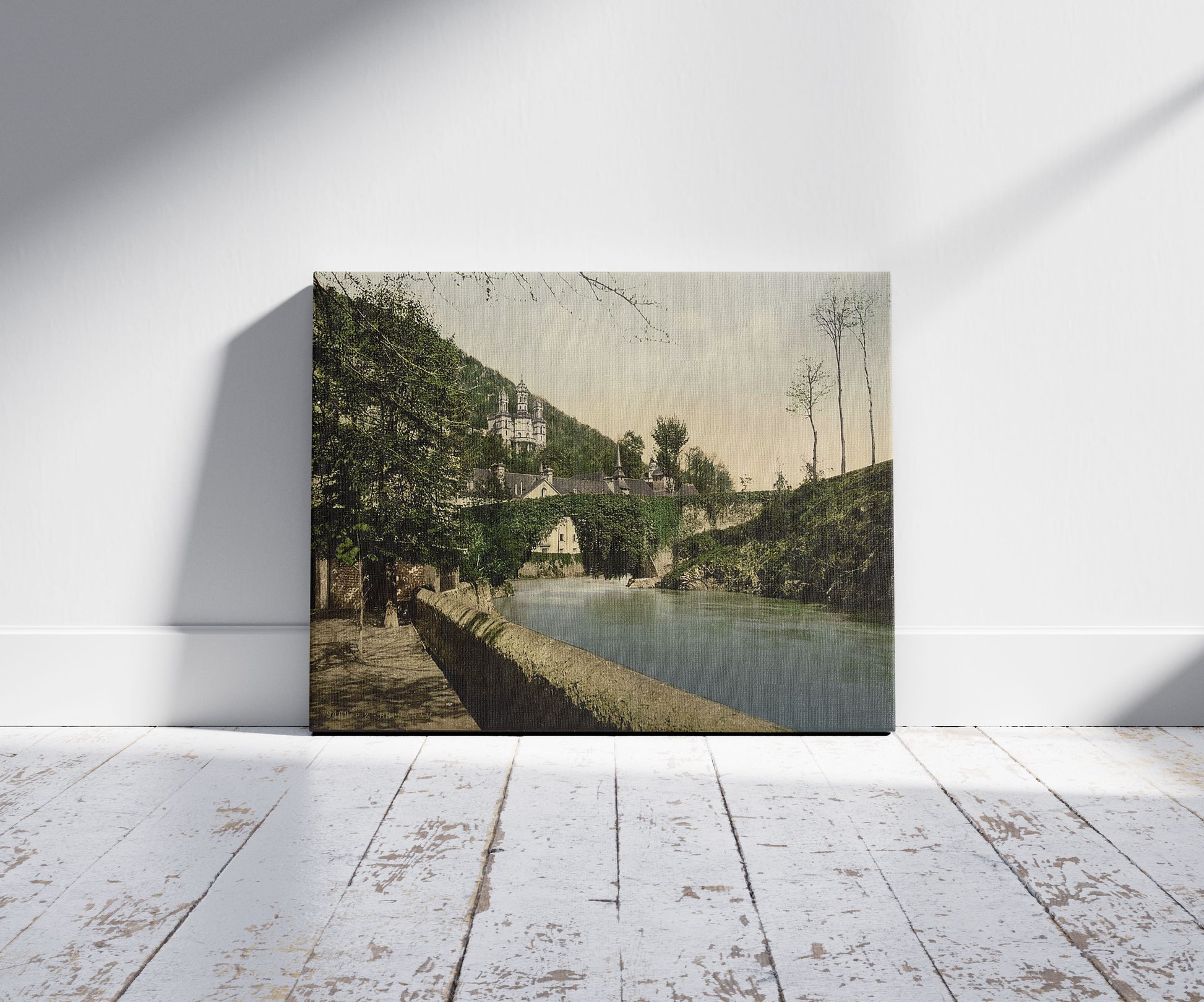 A picture of General view and the bridge, Bétharram, Pyrenees, France