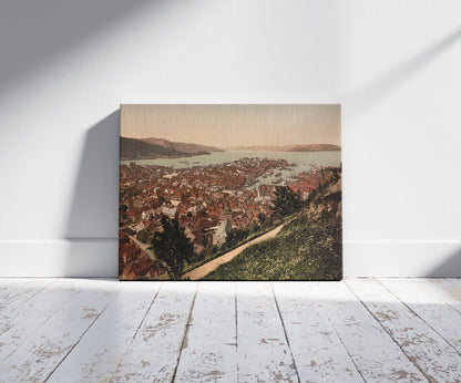 A picture of General view from Fjeldveien, Bergen, Norway