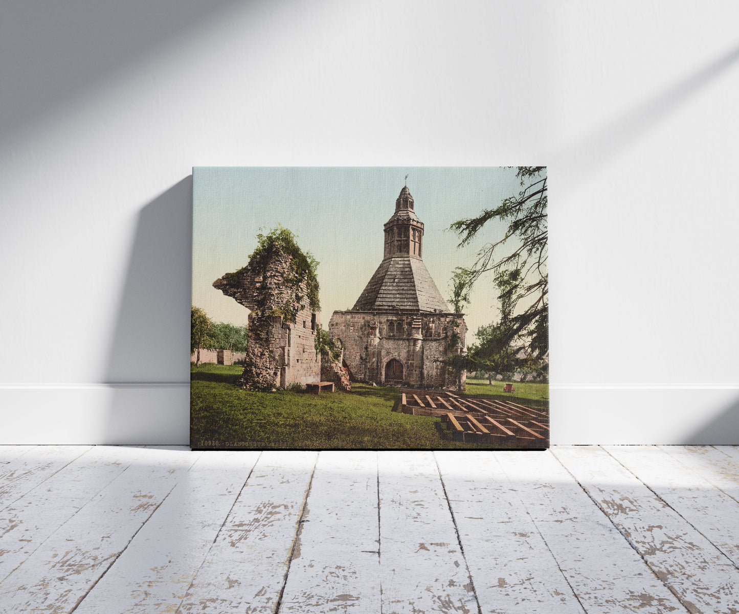 A picture of Glastonbury Abbey. Abbot's Kitchen