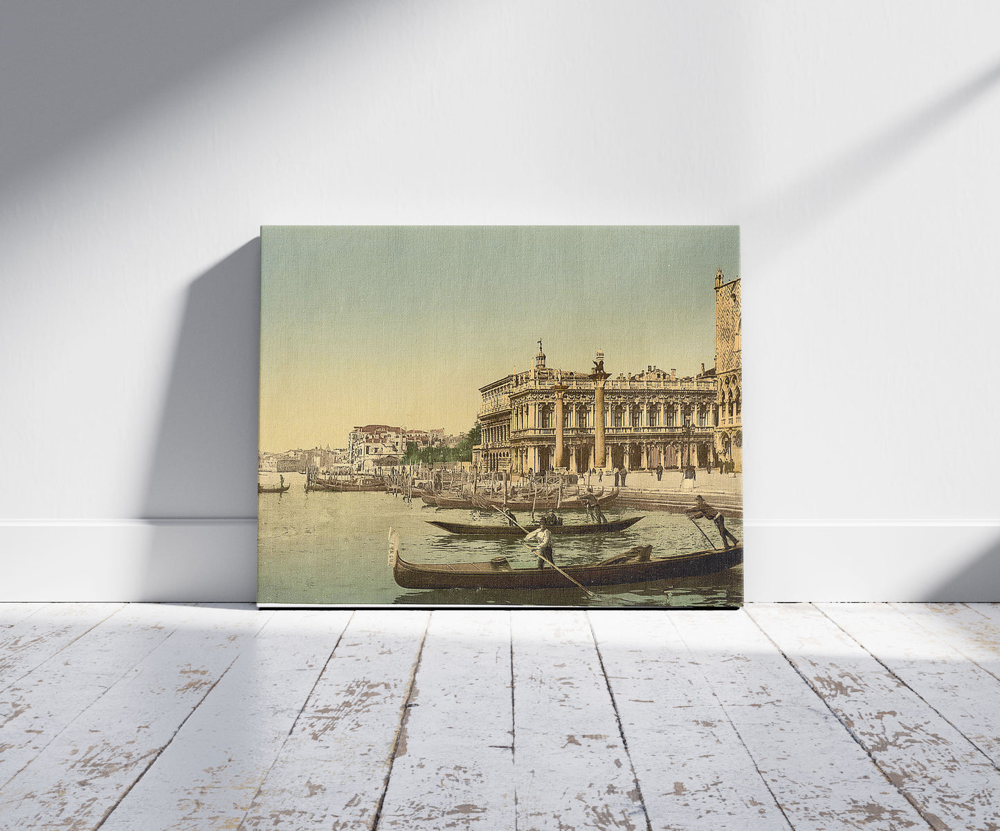 A picture of Gondolas and Piazzetta di San Marco, Venice, Italy