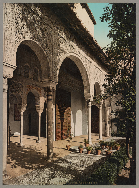 A picture of Granada. Galeria exterior del Generalife