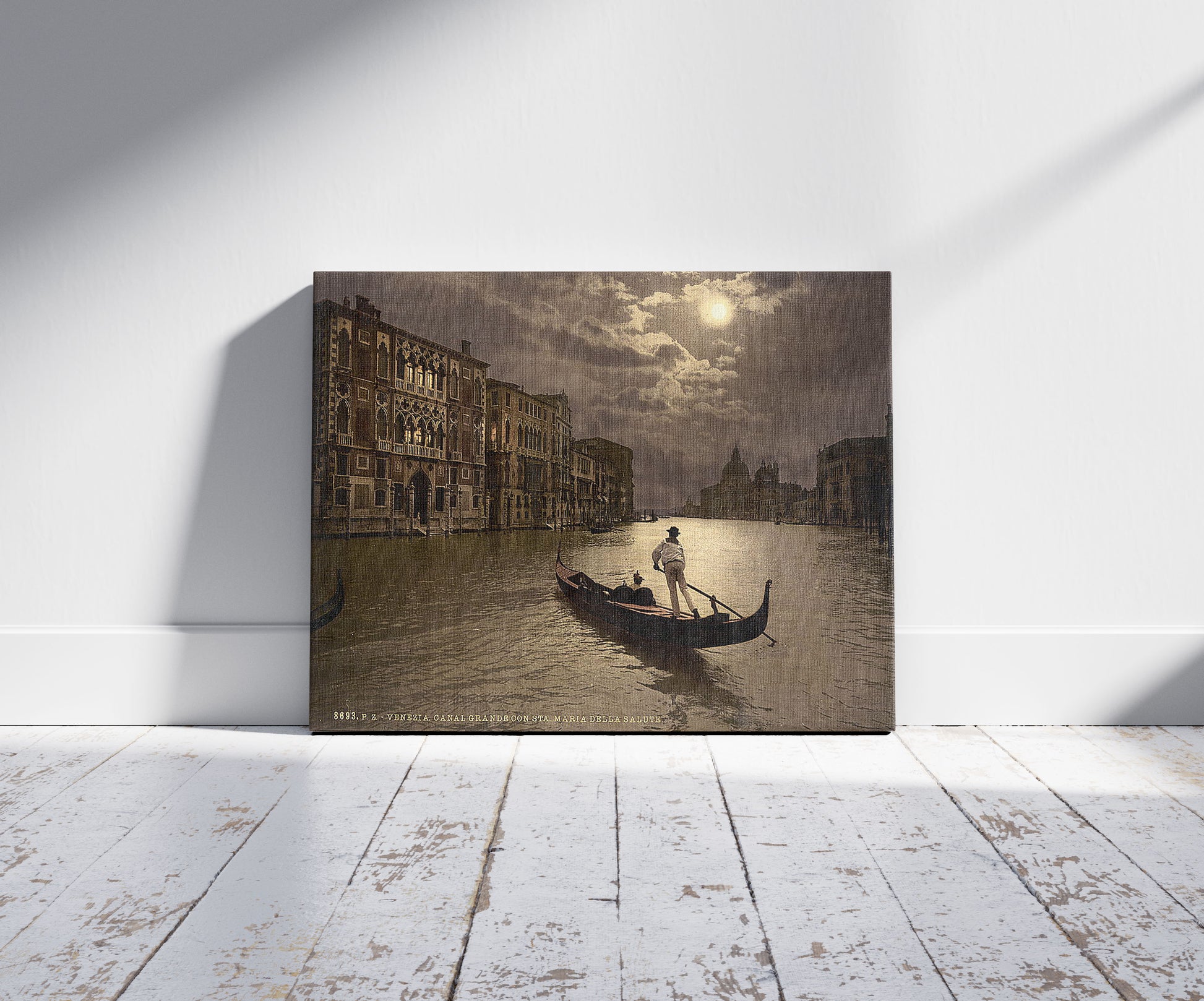 A picture of Grand Canal by moonlight, Venice, Italy