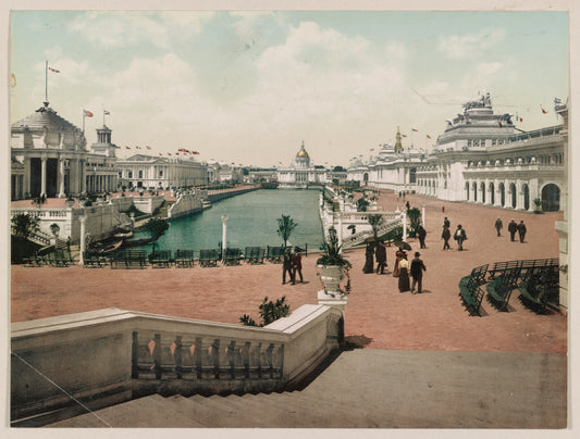 A picture of Grand Court, Looking West. Trans-Mississippi Exposition