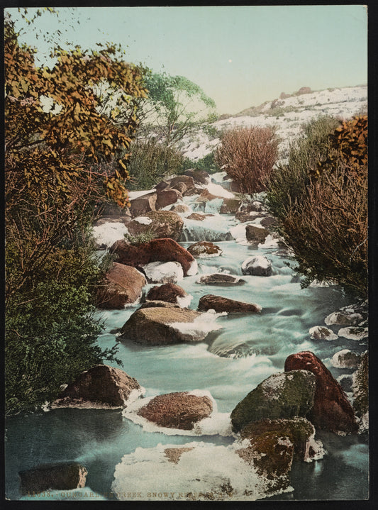 A picture of Gungarline Creek, Snowy River. N.S.W.