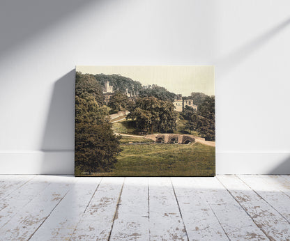 A picture of Haddon Hall, Derbyshire, England