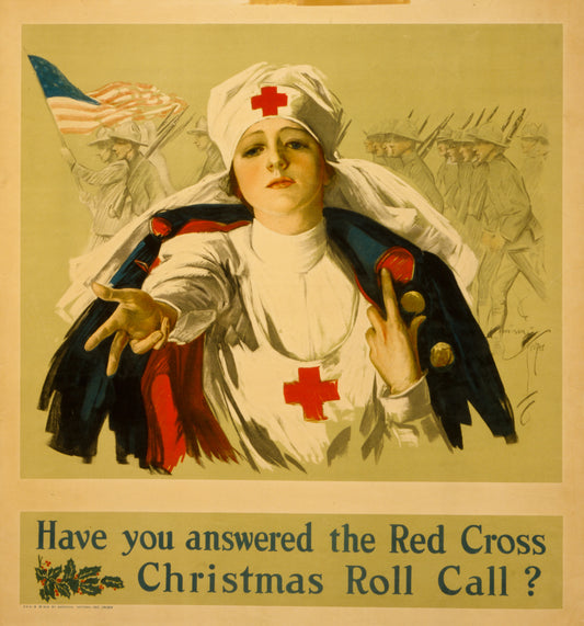 A picture of Have you answered the Red Cross Christmas roll call?
