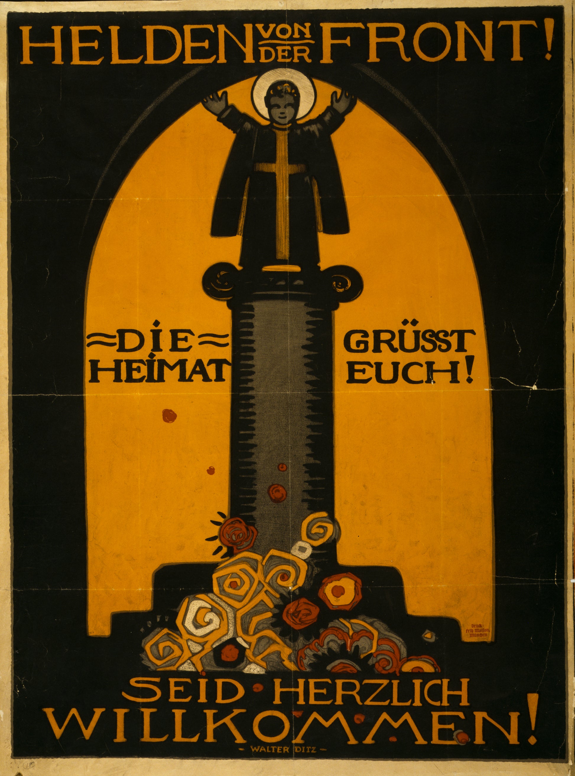 A picture of Helden von der Front, die Heimat grüsst euch! Seid herzlich willkommen!