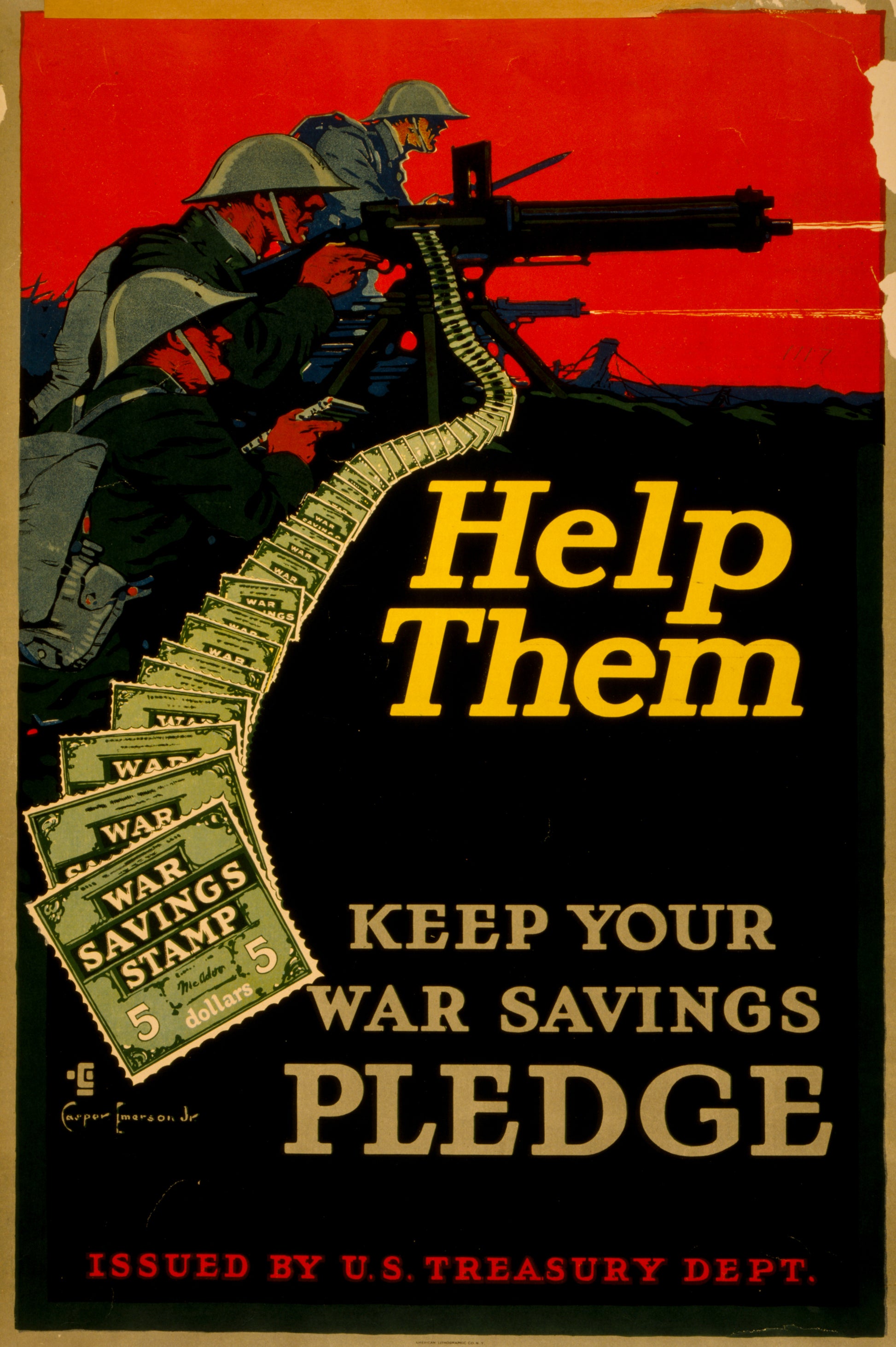 A picture of Help them - keep your war savings pledge