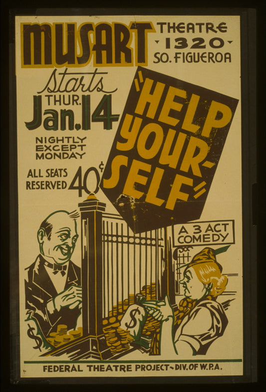 A picture of "Help yourself" A 3 act comedy.