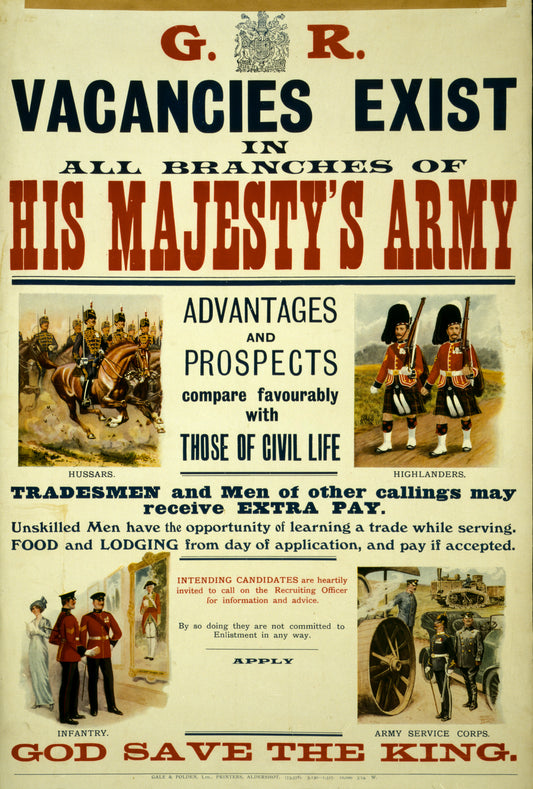 A picture of His Majesty's Army ... vacancies exist