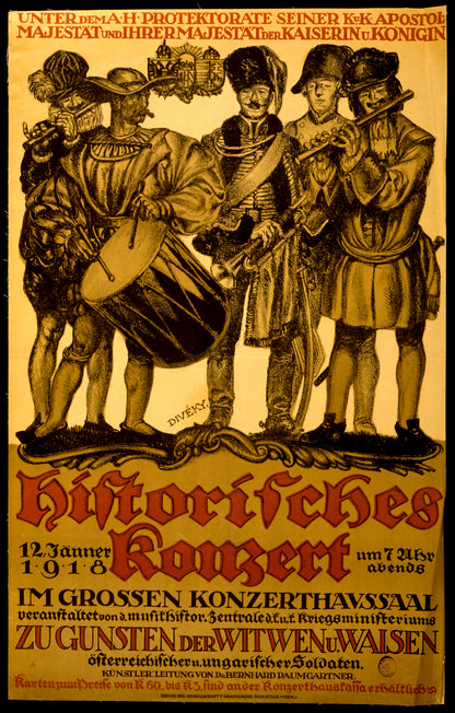 A picture of Historisches Konzert ... zu gunsten der Witwen u. Waisen ...