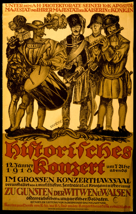 A picture of Historisches Konzert ... zu gunsten der Witwen u. Waisen ...