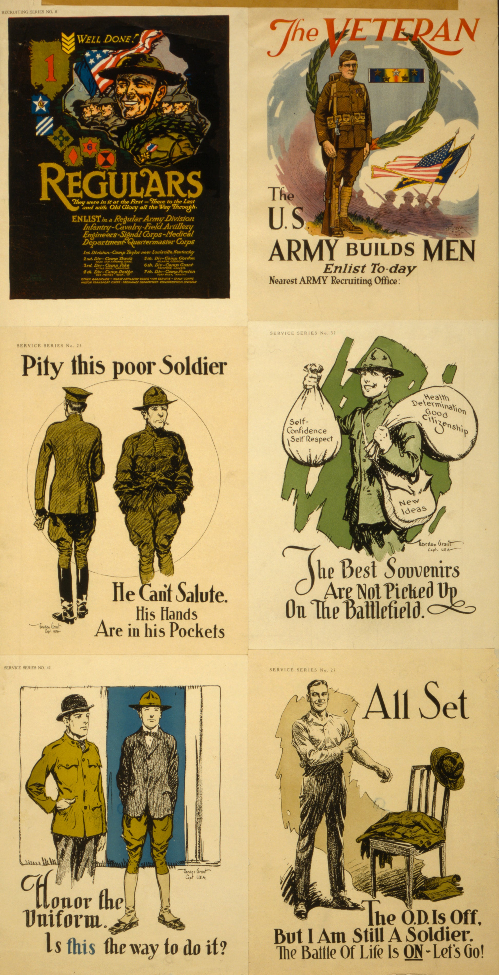 A picture of Honor the uniform. Is this the way to do it?