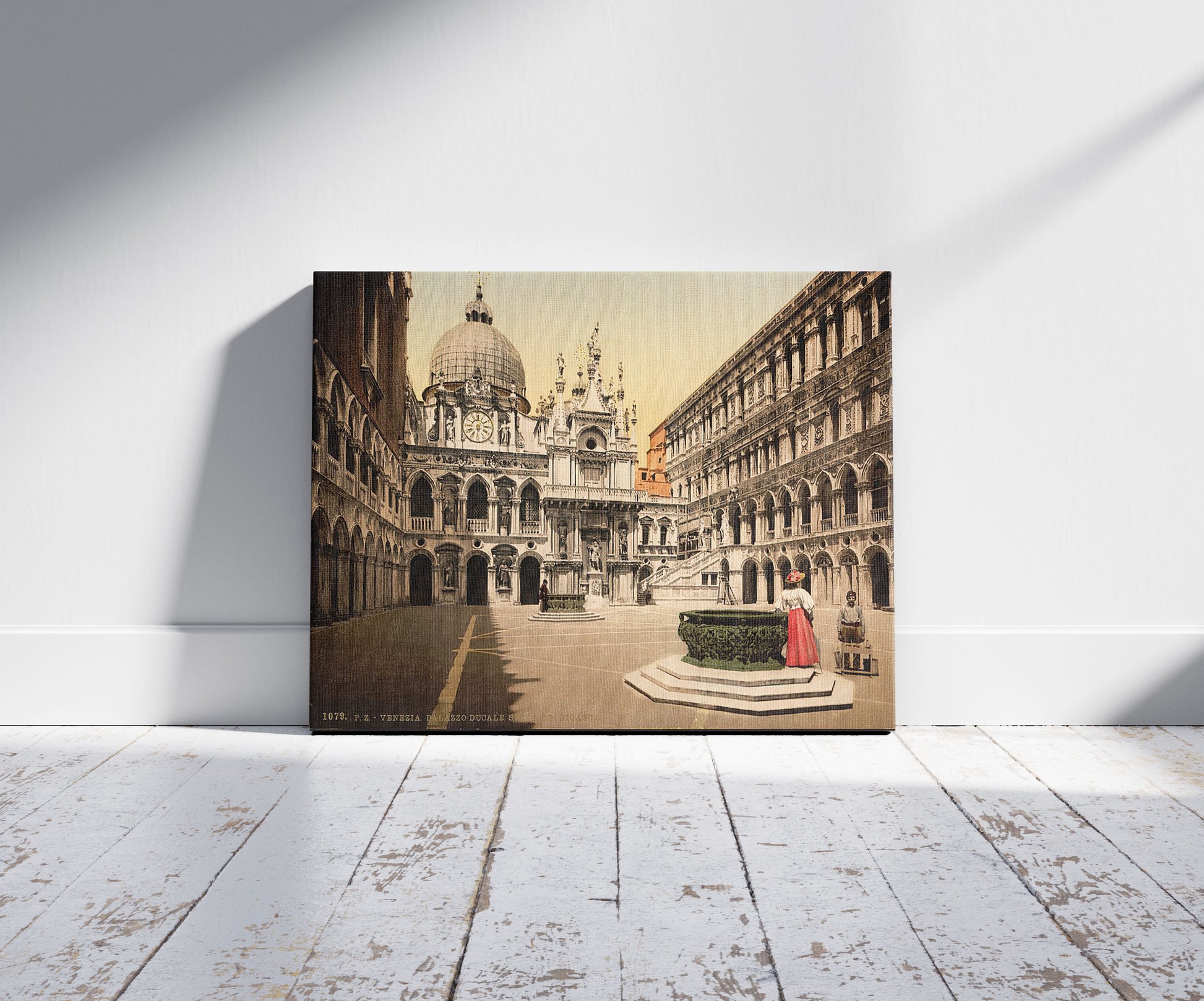 A picture of Interior of the Doges' Palace, with the Giant's Staircase, Venice, Italy