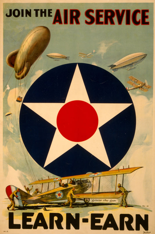 A picture of Join the Air Service--Learn-Earn