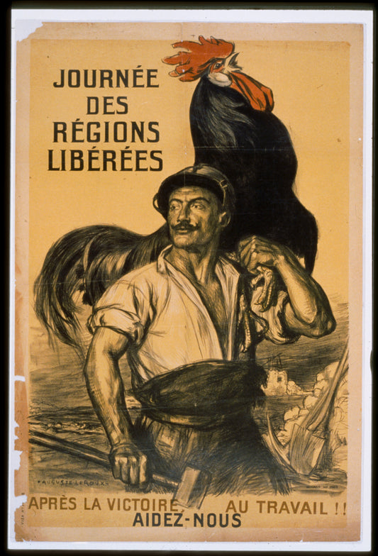 A picture of Journée des Régions Libérées. Aprés la victoire, au travail!!  Aidez-nous