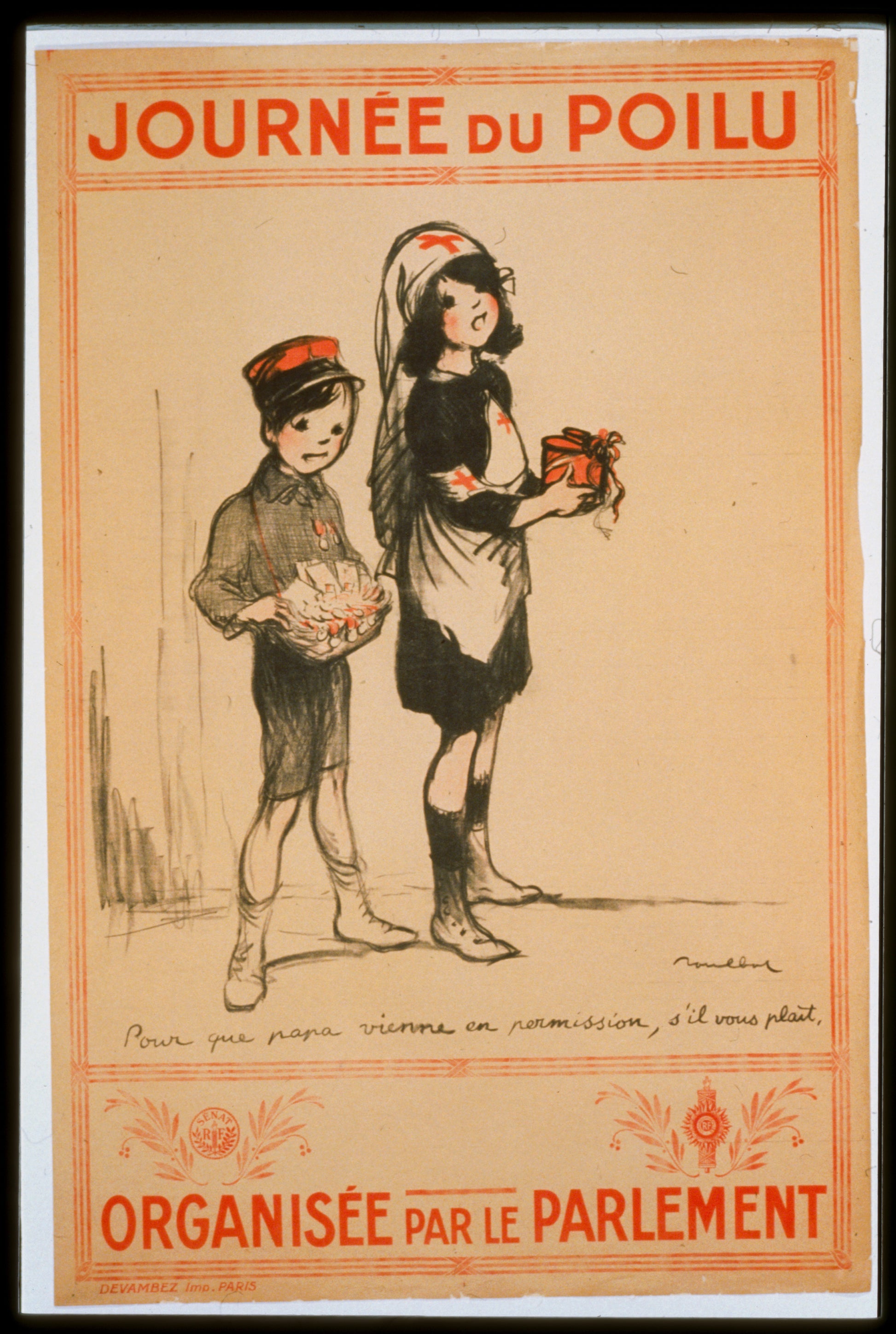 A picture of Journée du Poilu. Organisée par le Parlement