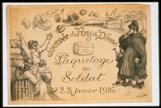 A picture of Journée du Puy de Döme. Paquetage du soldat. 23 janvier 1916