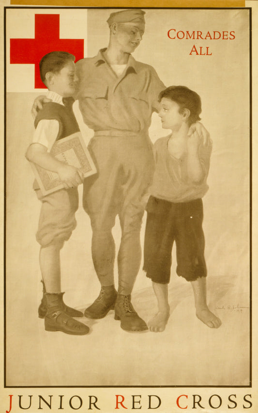 A picture of Junior Red Cross Comrades all /