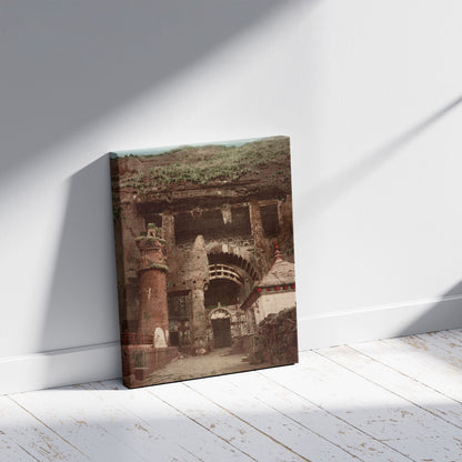 A picture of Karlee Caves., a mockup of the print leaning against a wall