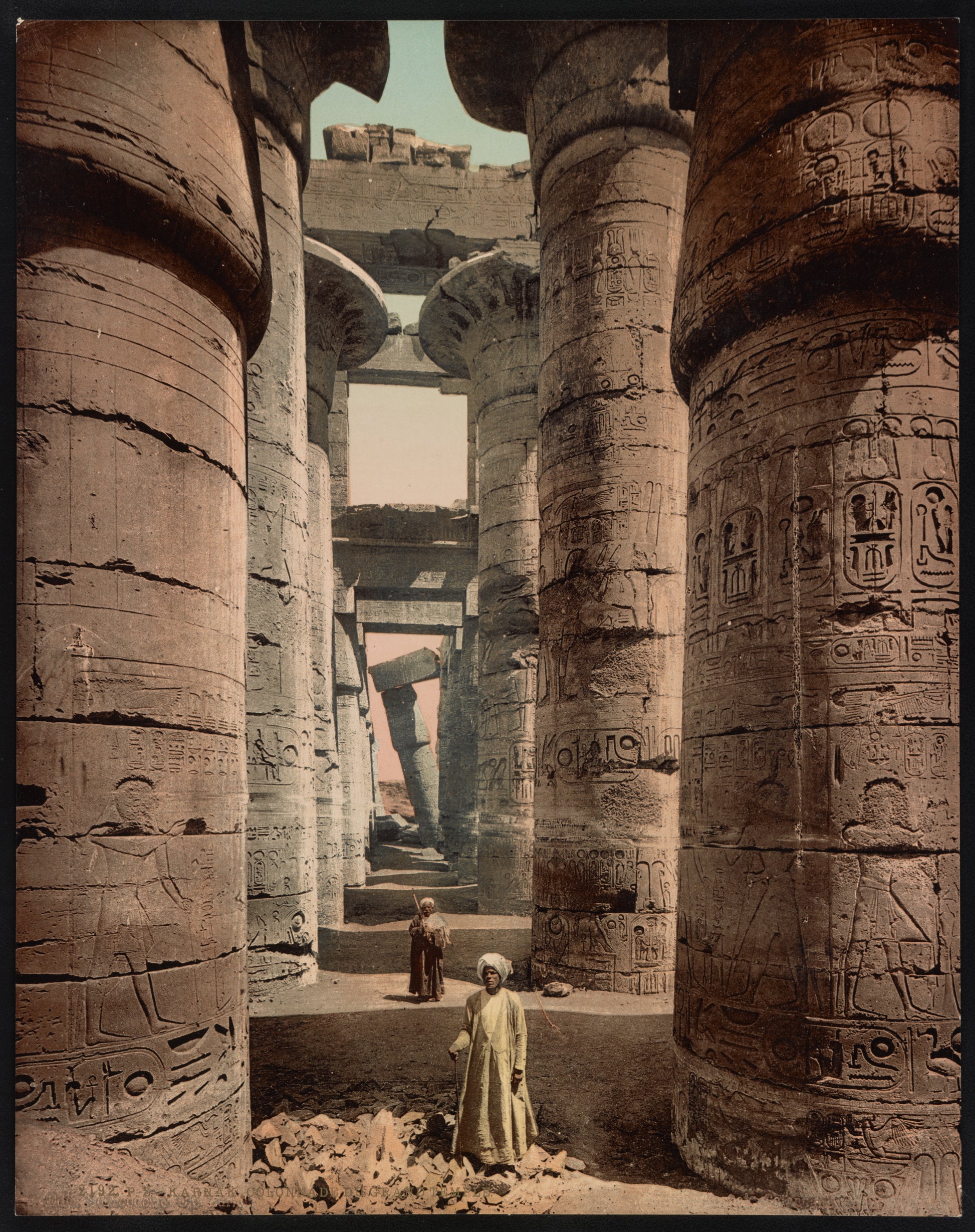 A picture of Karnak, colonnade du Grand Temple