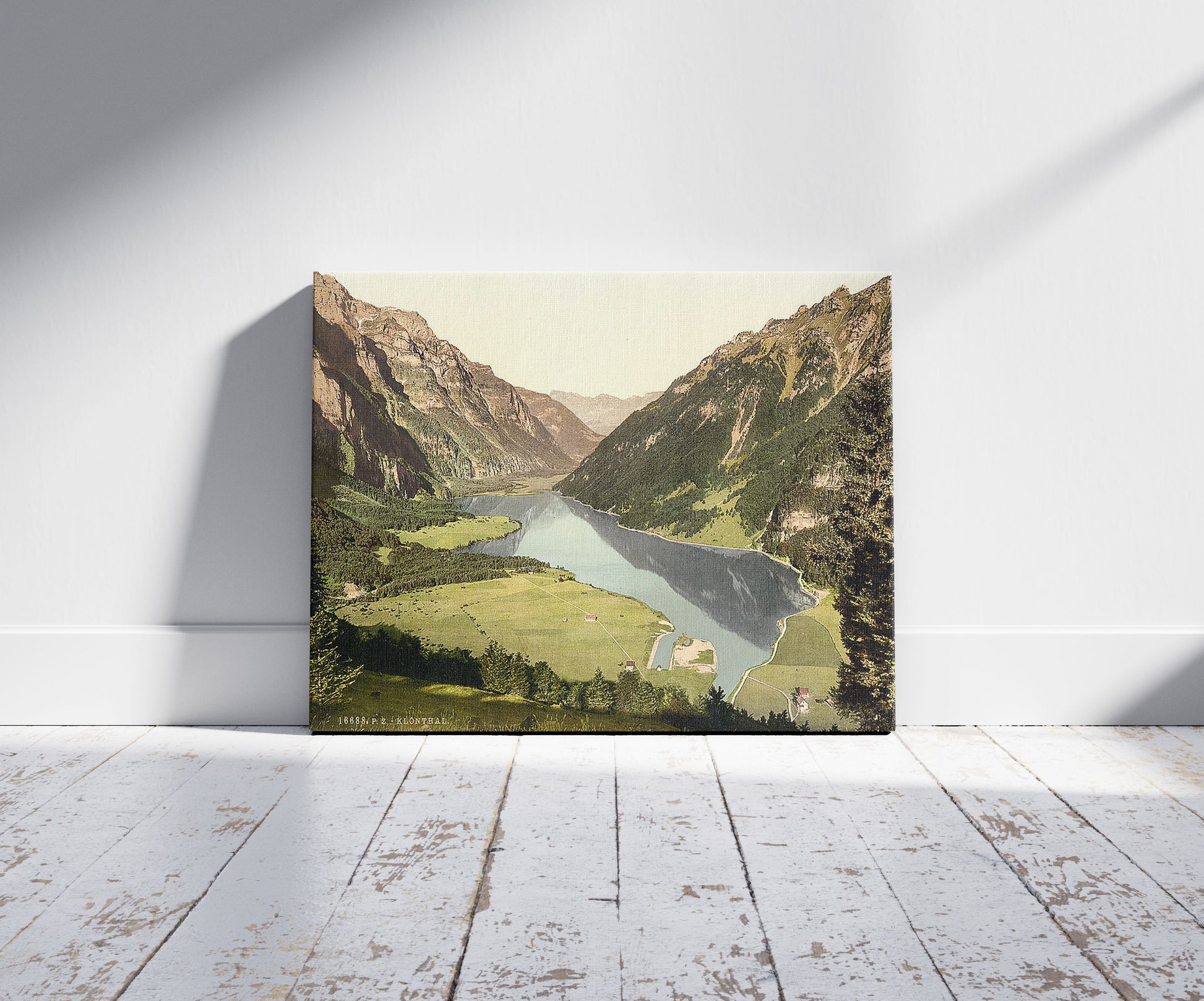 A picture of Klonthal Lake, general view, Glarus, Switzerland