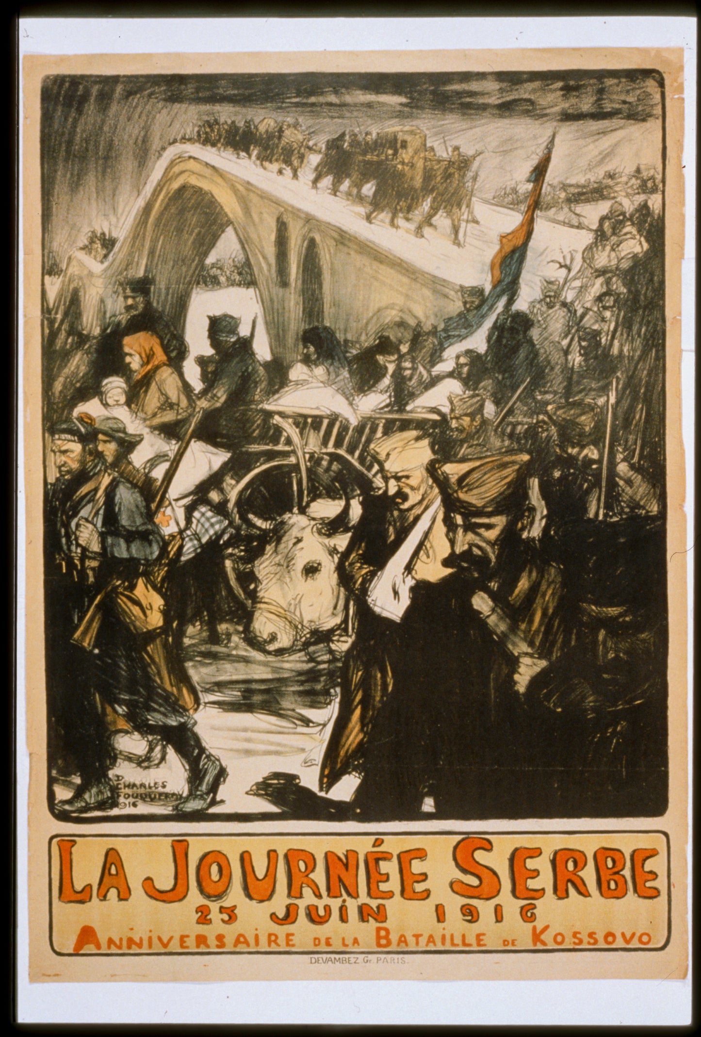 A picture of La Journée Serbe 25 juin 1916. Anniversaire de la bataille de Kossov.