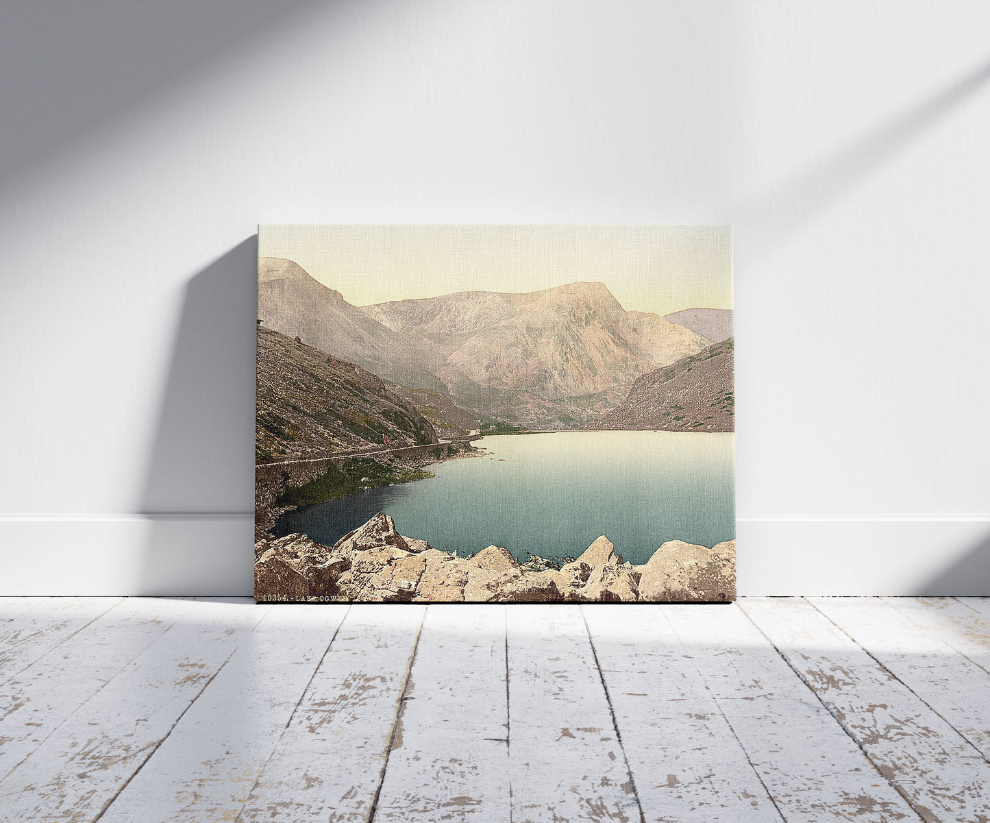 A picture of Lake Ogwen, Nant Francon (i.e. Nant Ffrancon) Pass, Wales