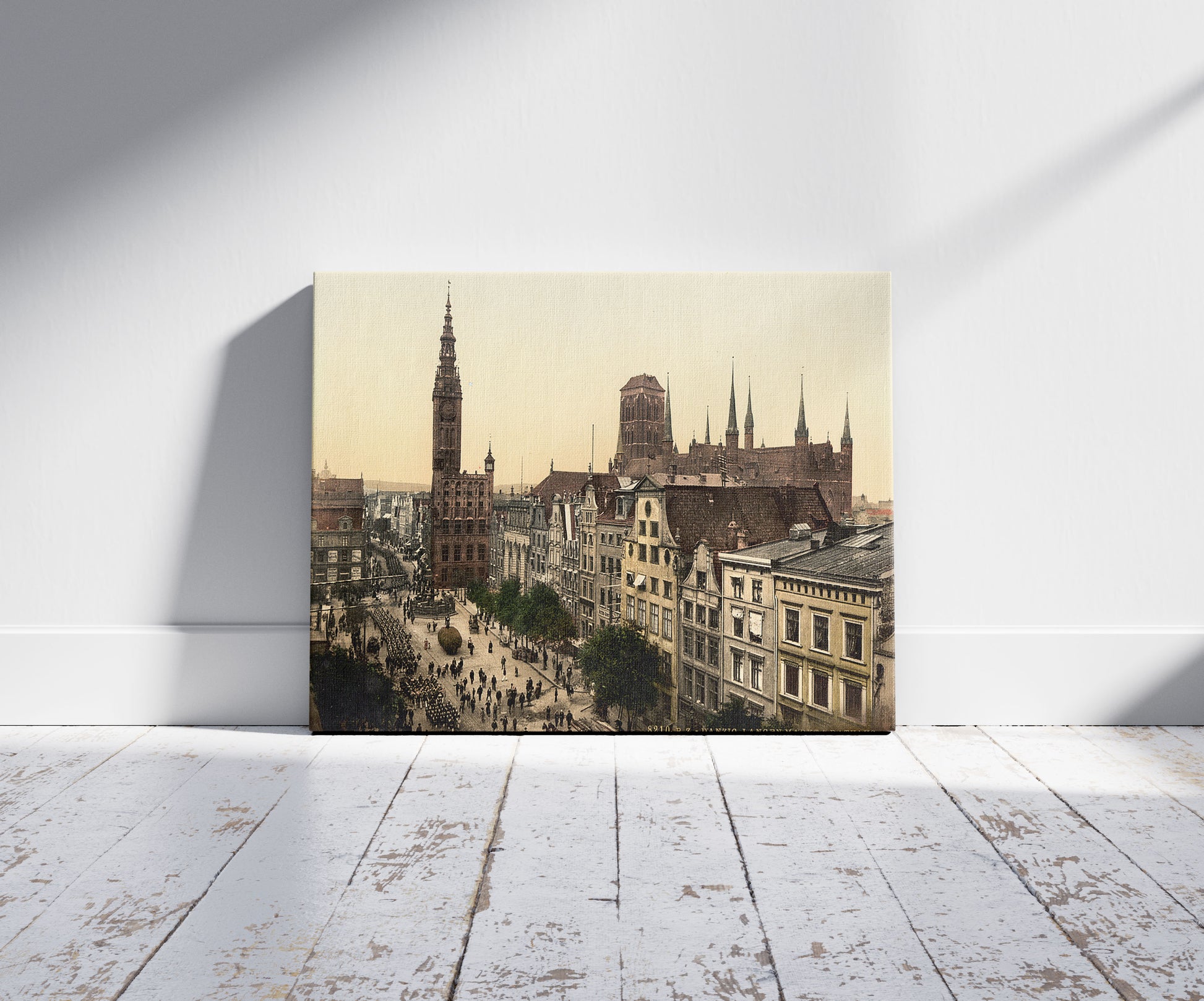 A picture of Langen Market and Court House, Danzig, West Prussia, Germany (i.e., Gdańsk, Poland)