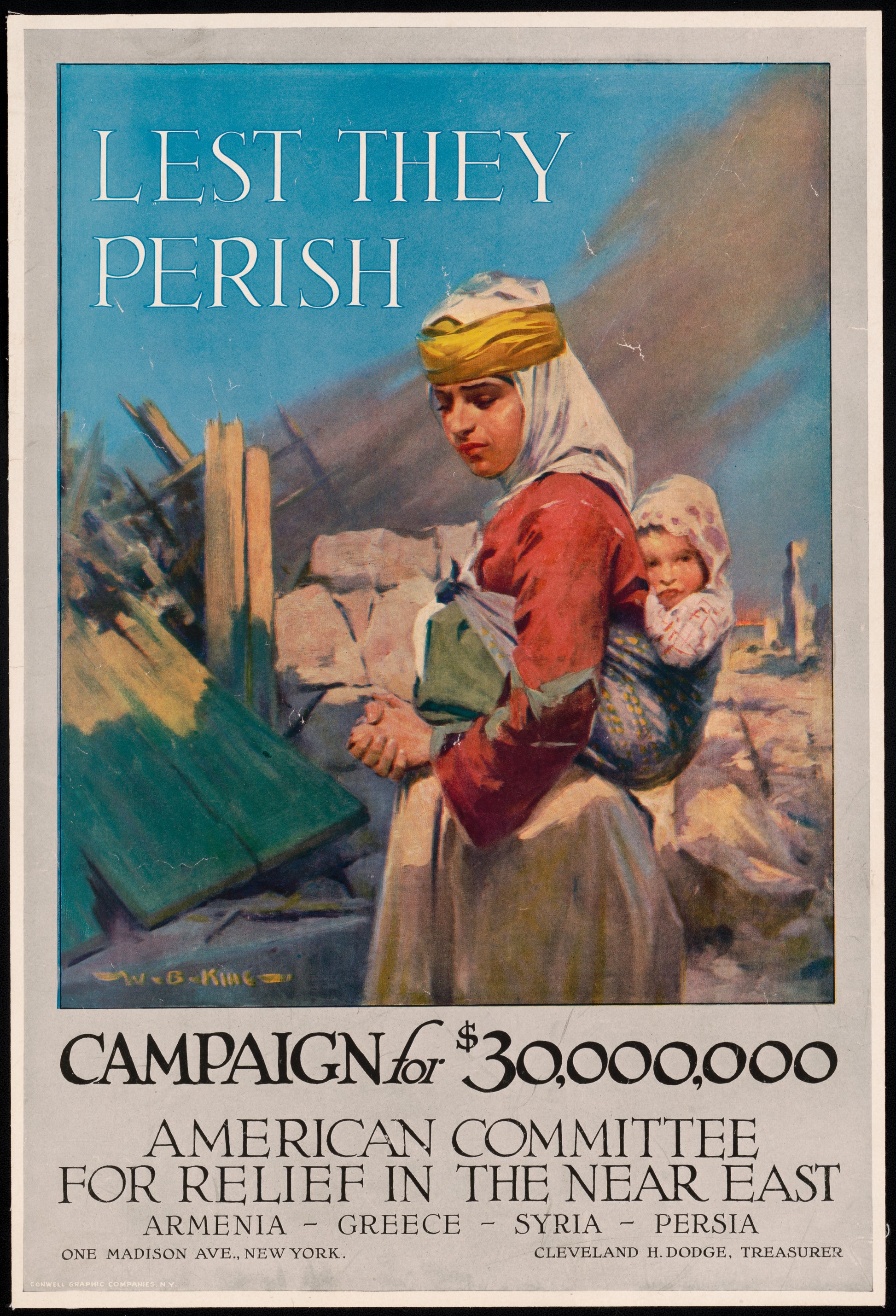 A picture of Lest they perish Campaign for $30,000,000 - American Committee for Relief in the Near East--Armenia-Greece-Syria-Persia /