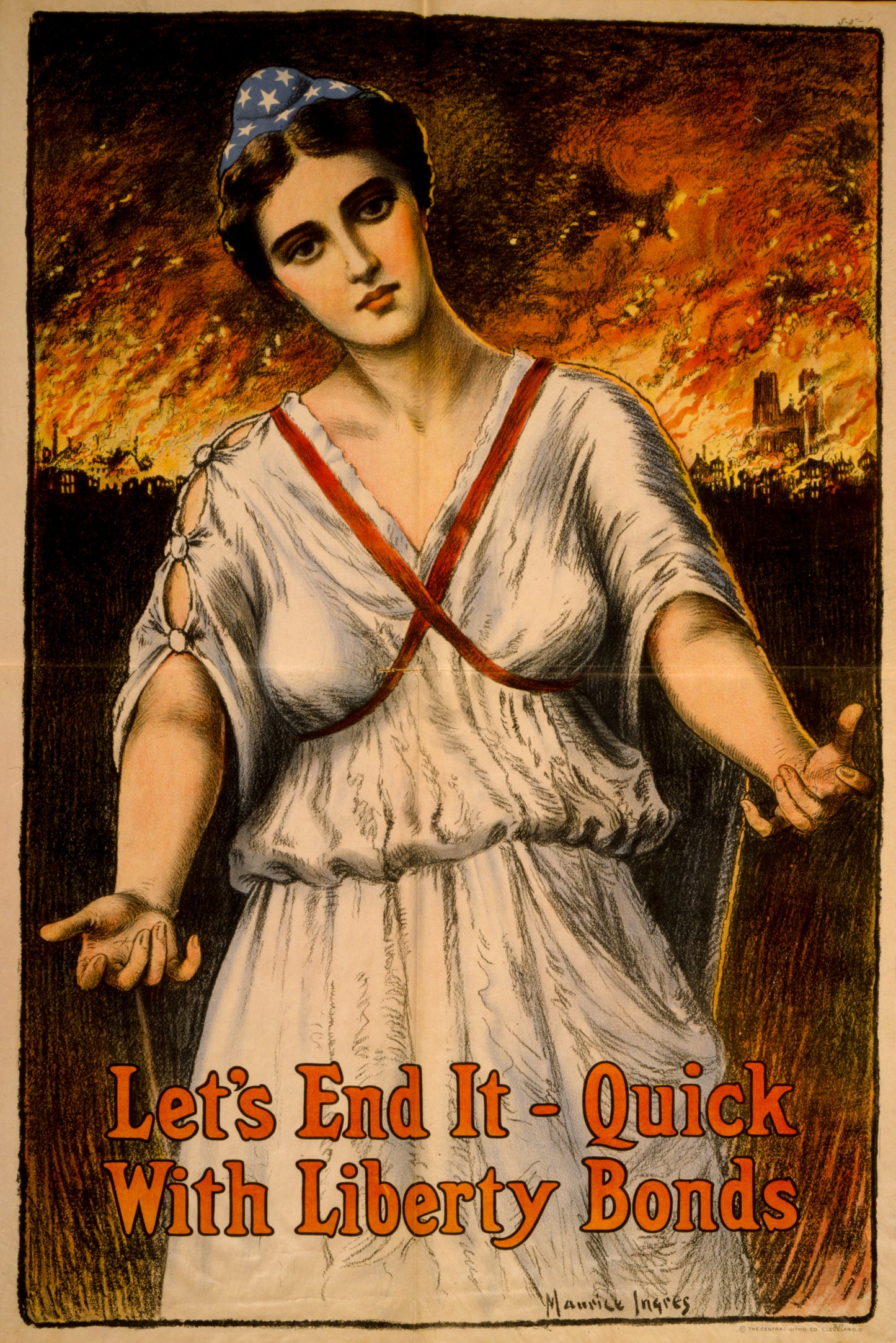A picture of Let's end it - quick, with Liberty Bonds
