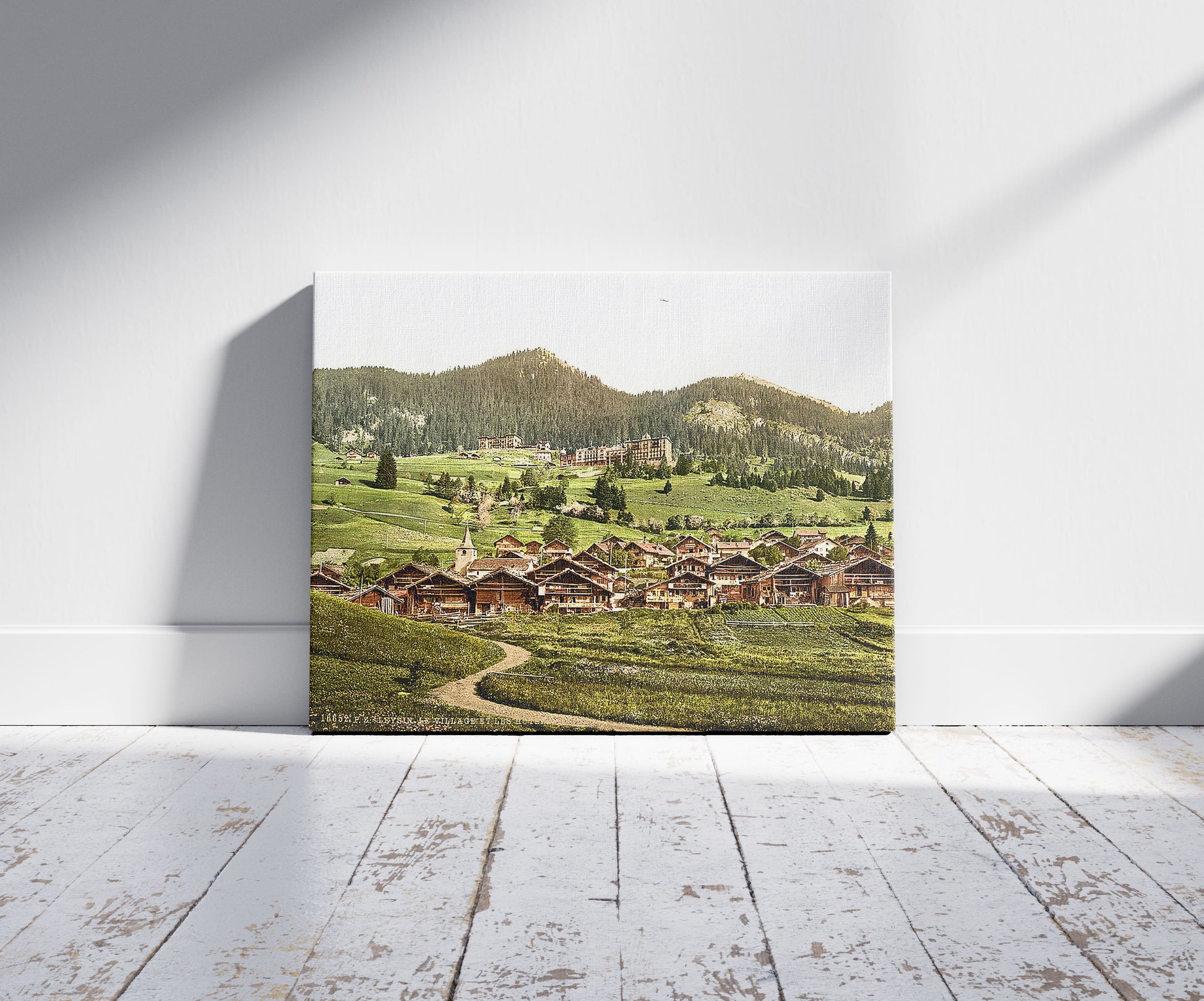 A picture of Leysin, general view of village and hotels, Vaud, Canton of, Switzerland