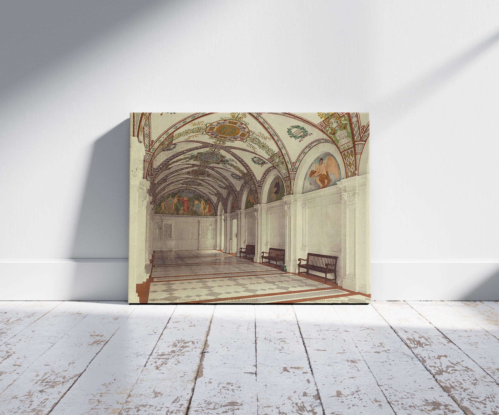 A picture of Library of Congress. South Hall, entrance pavilion