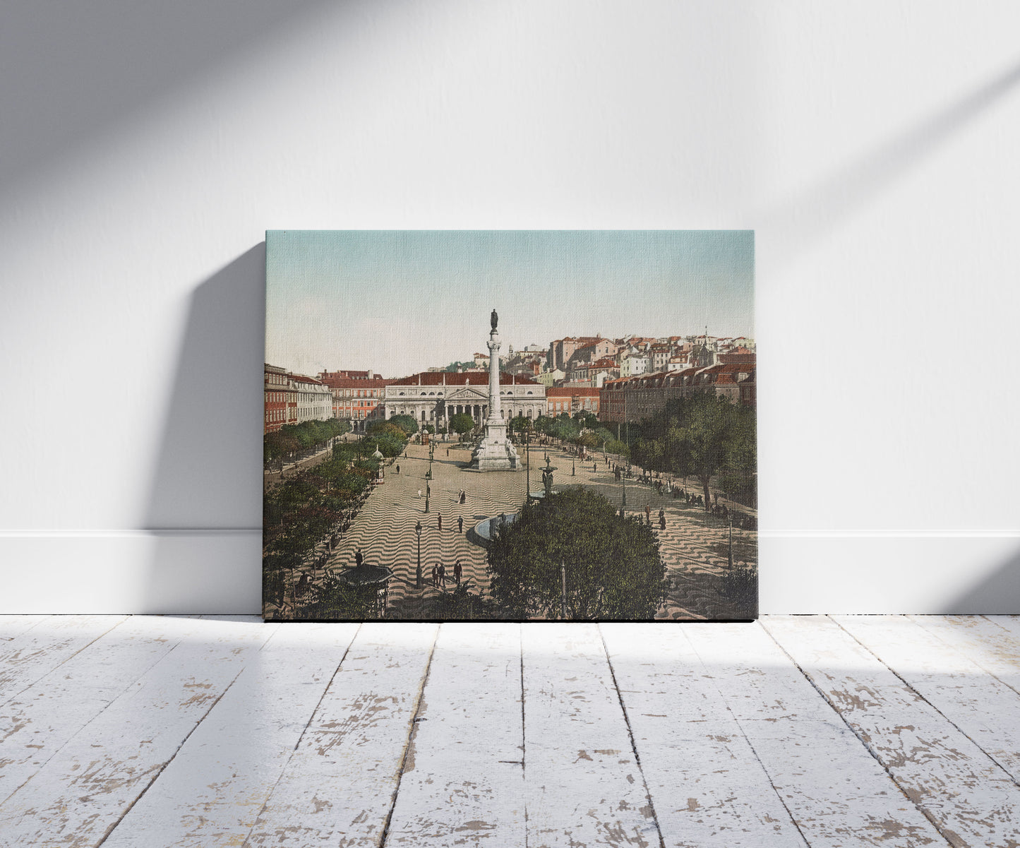 A picture of Lisboa. Praça de Don Pedro. (Rocio.)