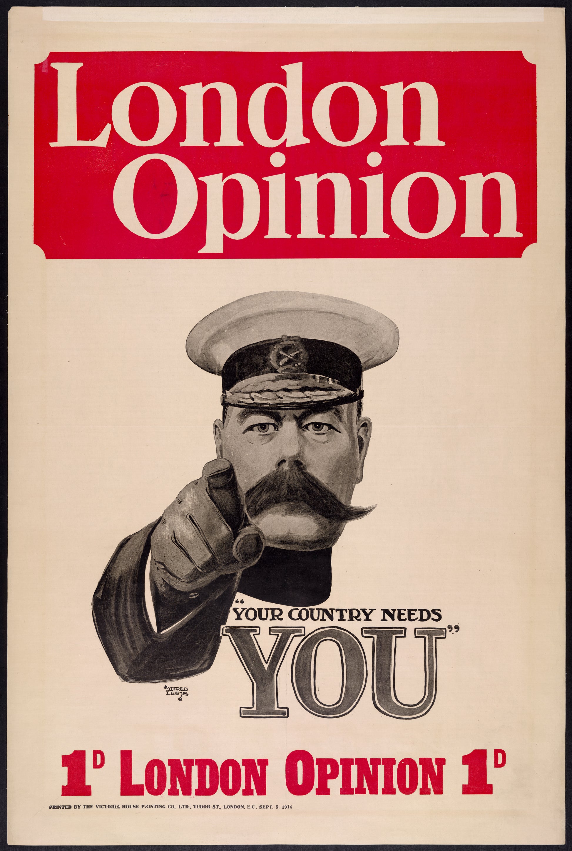 A picture of London opinion "Your country needs you"