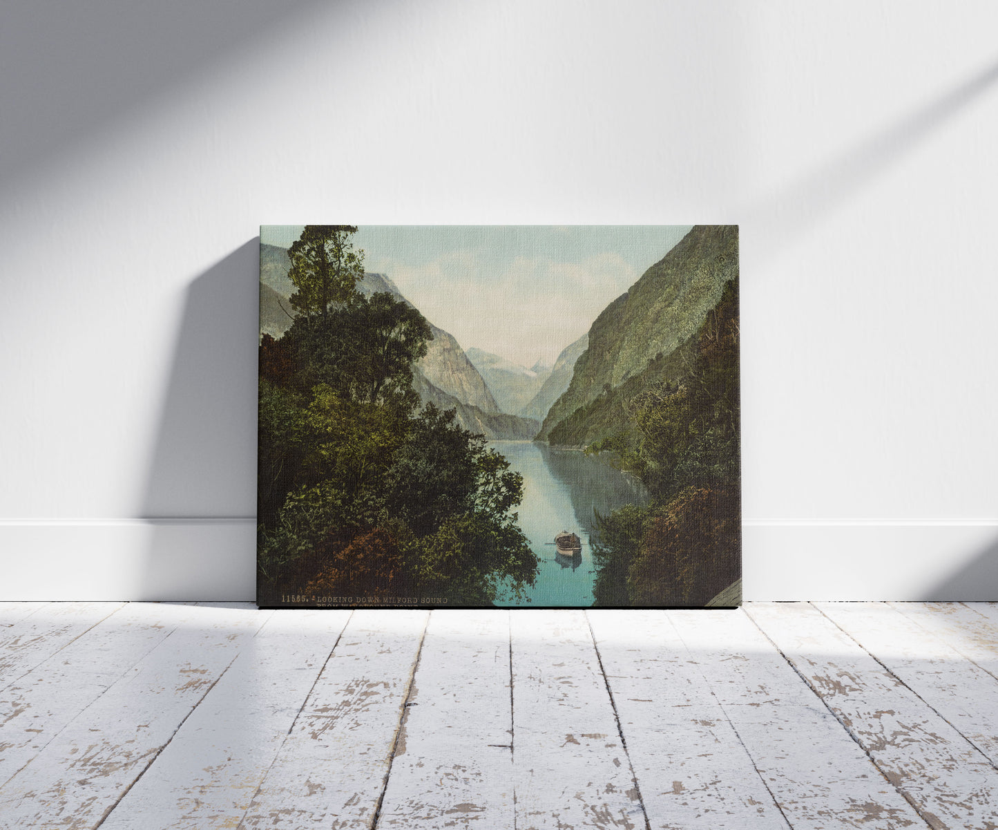 A picture of Looking Down Milford Sound from Windbound Point