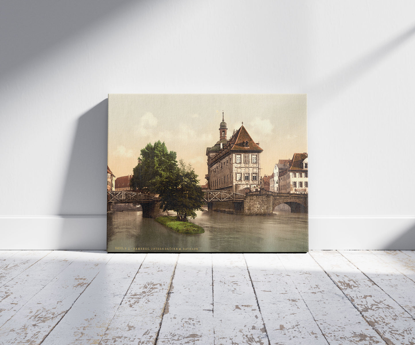 A picture of Lower bridge and rathhaus, Bamberg, Bavaria, Germany