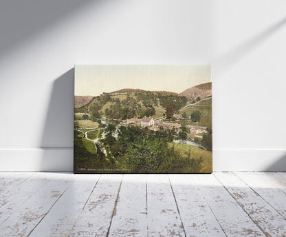 A picture of Mansal Dale from railway station, Derbyshire, England